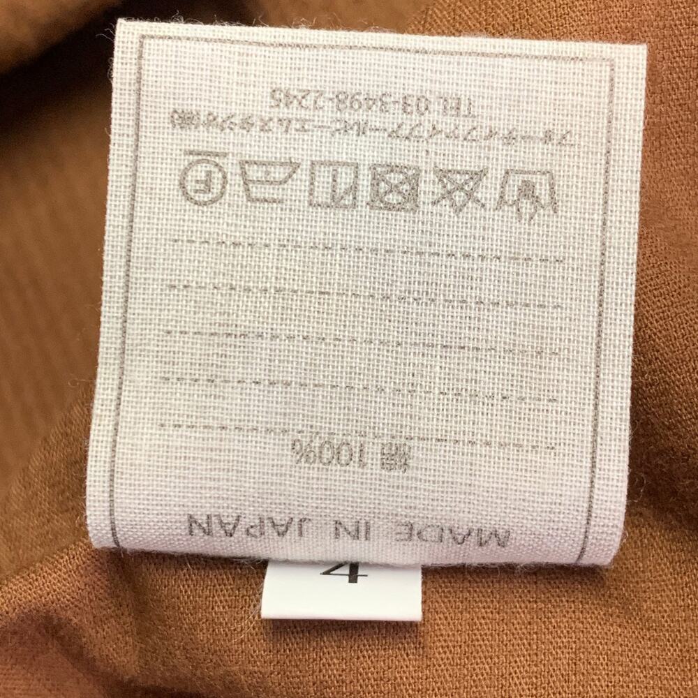 45rpm Size XL Brown Corduroy Cotton One Pocket Long Sleeve Shirt - Picture 7 of 7